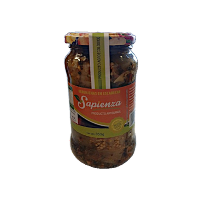 Berenjena en escabeche agroecológica x 360g