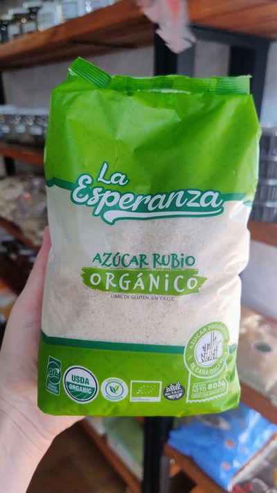 Azucar rubia organica La Esperanza x 800g