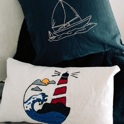 Fundas y Almohadones marinos