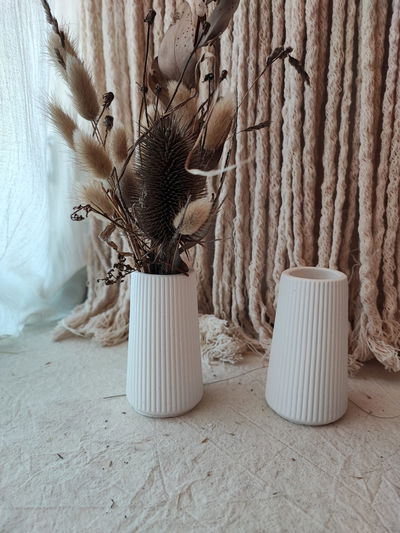 Florero fino rayado
