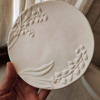 Bandeja relieve floral