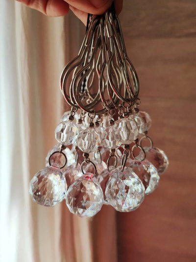 Ganchos para cortinas de baño "Terra"
