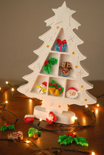 Combo árbol de navidad PINTADO