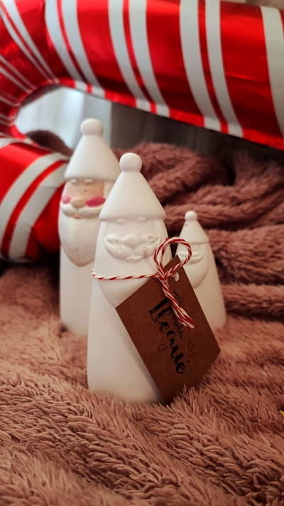 Trio Papa noel SIN pintar