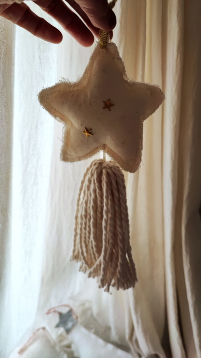 Estrella con borla