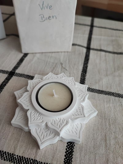 Mandala con vela