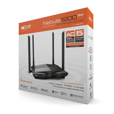 Router Nebula 1200 Plus / Rompe muros / Dual Banda - Nexxt Solutions