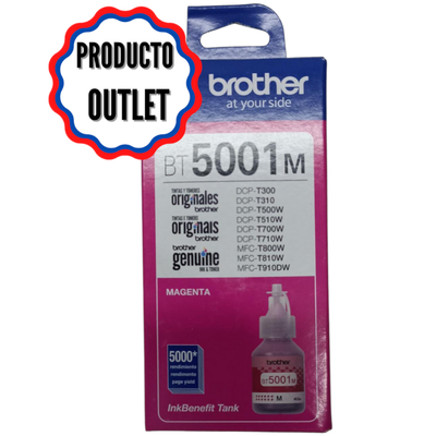 Tinta 5001 Magenta Brother Original - Producto Outlet