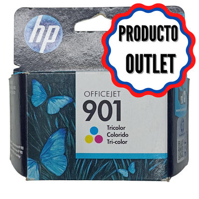 Cartucho HP 901 Tricolor Original - Producto Outlet