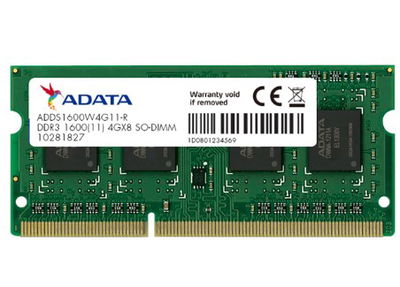 Memoria RAM DDR3 4GB 1600Mhz sodimm - Adata