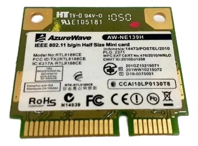 Placa Wifi PCI express Realtek RTL8188CE - Reacondicionado