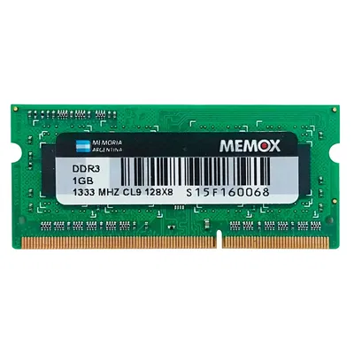 Memorias RAM 1GB DDR3 1333 Mhz Genericas - Reacondicionadas
