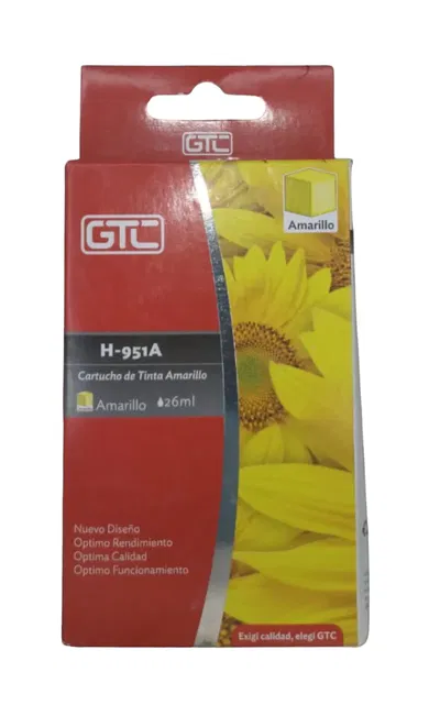 Cartucho de Tinta H951 Amarillo - GTC