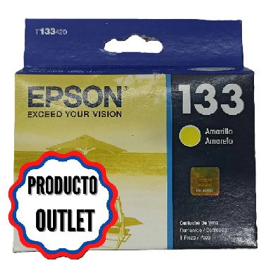 Cartucho Epson 133 Amarillo Original - Producto OUTLET