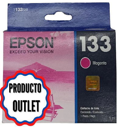 Cartucho Epson 133 Original Magenta - Producto OUTLET