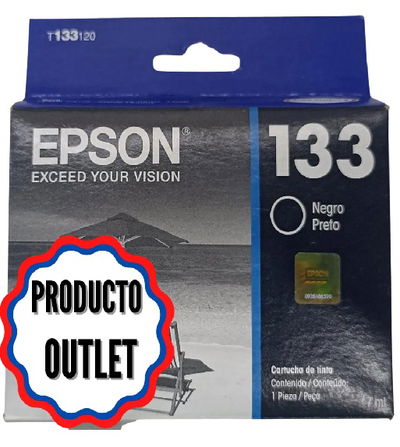 Cartucho Epson 133 Original Negro - Producto OUTLET