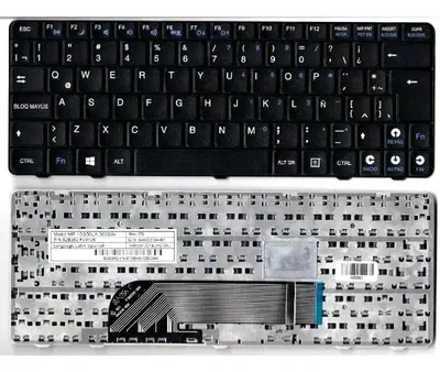 Teclado Negro Para Netbook Mp-10g56la-360sw