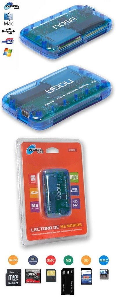 Lector de Memorias Externo USB - Noga CR231