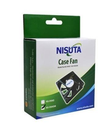 Cooler Fan 80mm 8cm con ficha molex - NISUTA NS-FAN3M