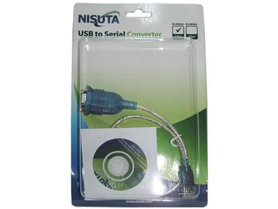 Cable Conversor Usb A Serial Rs232 Db9 Macho - Nisuta NS-Cousse2