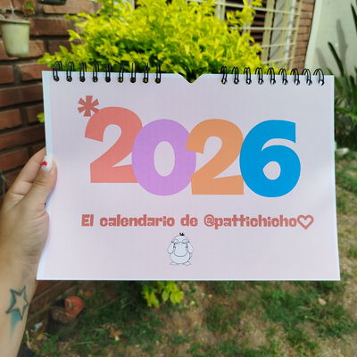 Calendario 2026 de pared @pattichicho