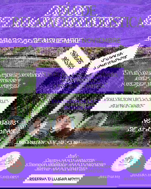 Dia de Relajación Holistica 29/11