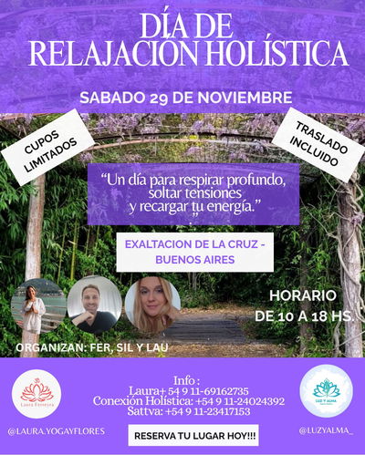 Dia de Relajación Holistica 29/11