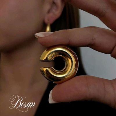 Aro cuff malaga dorado