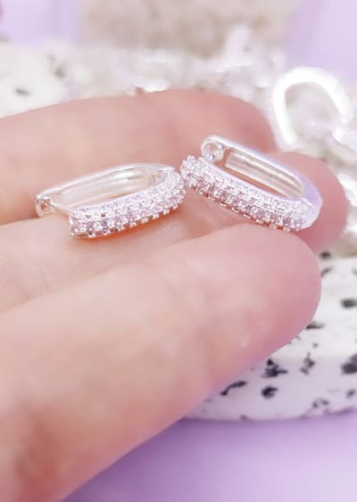 Argollas plata 925