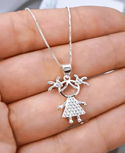 Conjunto plata 925 nena