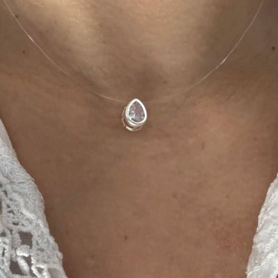 Conjunto tanza y dije PLATA 925