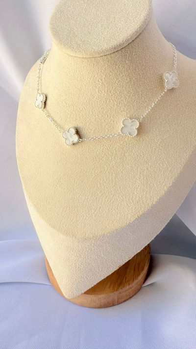 Gargantilla vancleef plateada