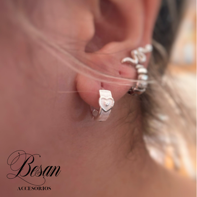 Aros shami PLATA 925