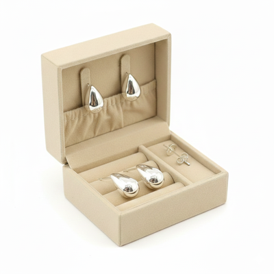 gotas lisa plata 925