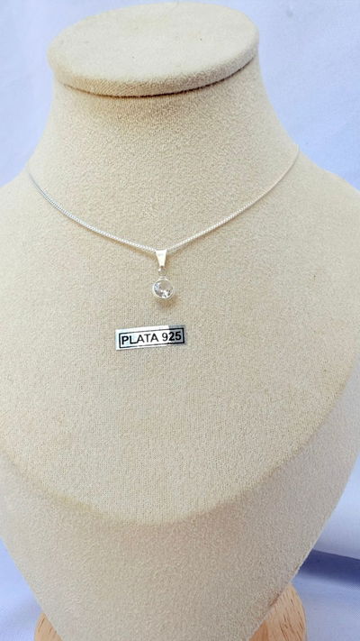 Conjunto punto de luz plata 925