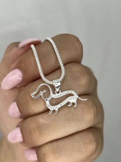 Conjunto salchicha plata 925