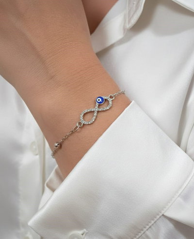 Pulsera nazar acero