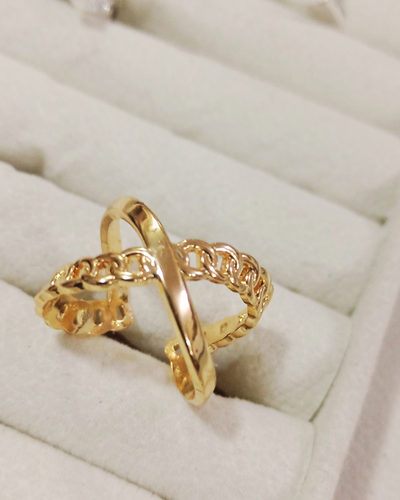 Anillo infinito gold