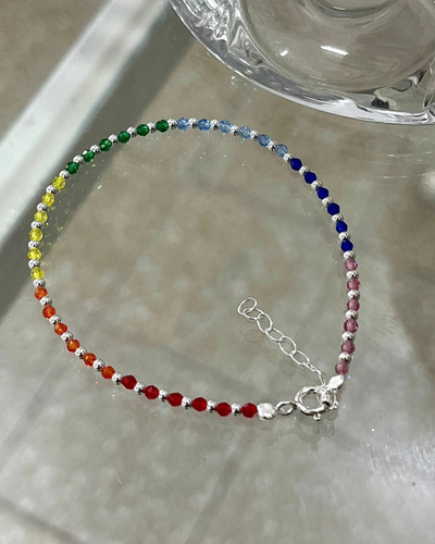Pulsera siete chakras plata 925