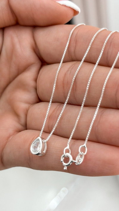 Conjunto alma plata italiana 925
