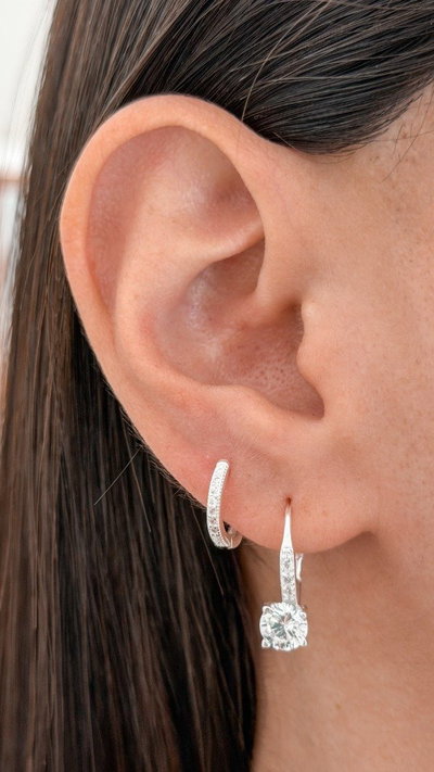 Aros emita plata italiana 925