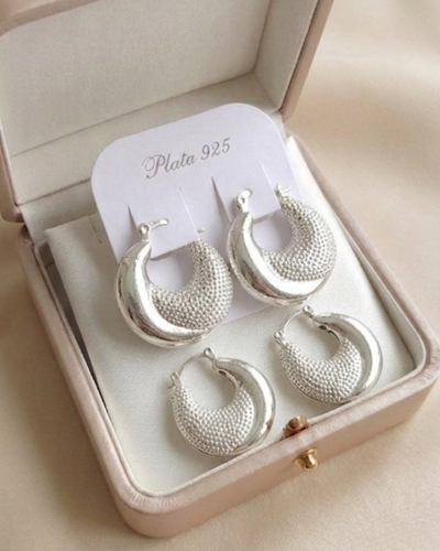 Argollas pame plata 925