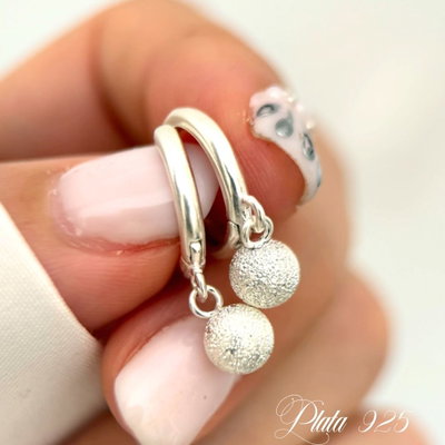 Aros kim labrada plata 925