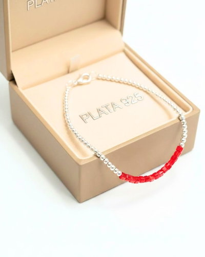 Pulsera fuerza y protección plata 925