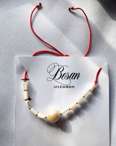 Pulsera sueños nacar