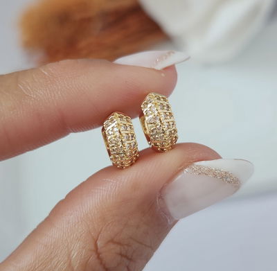 Mini argollas gold