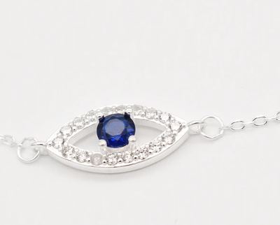 Pulsera ojo turco plata 925