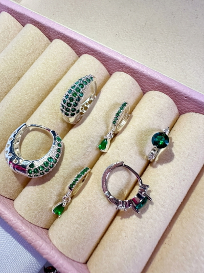 Juego de aros kiwi acero