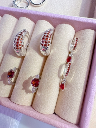 Juego de aros cherry acero