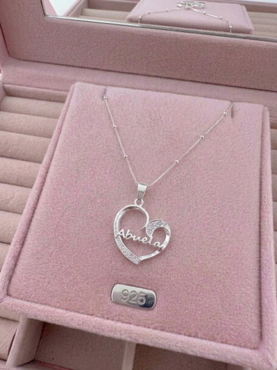 Conjunto abuela plata italiana 925